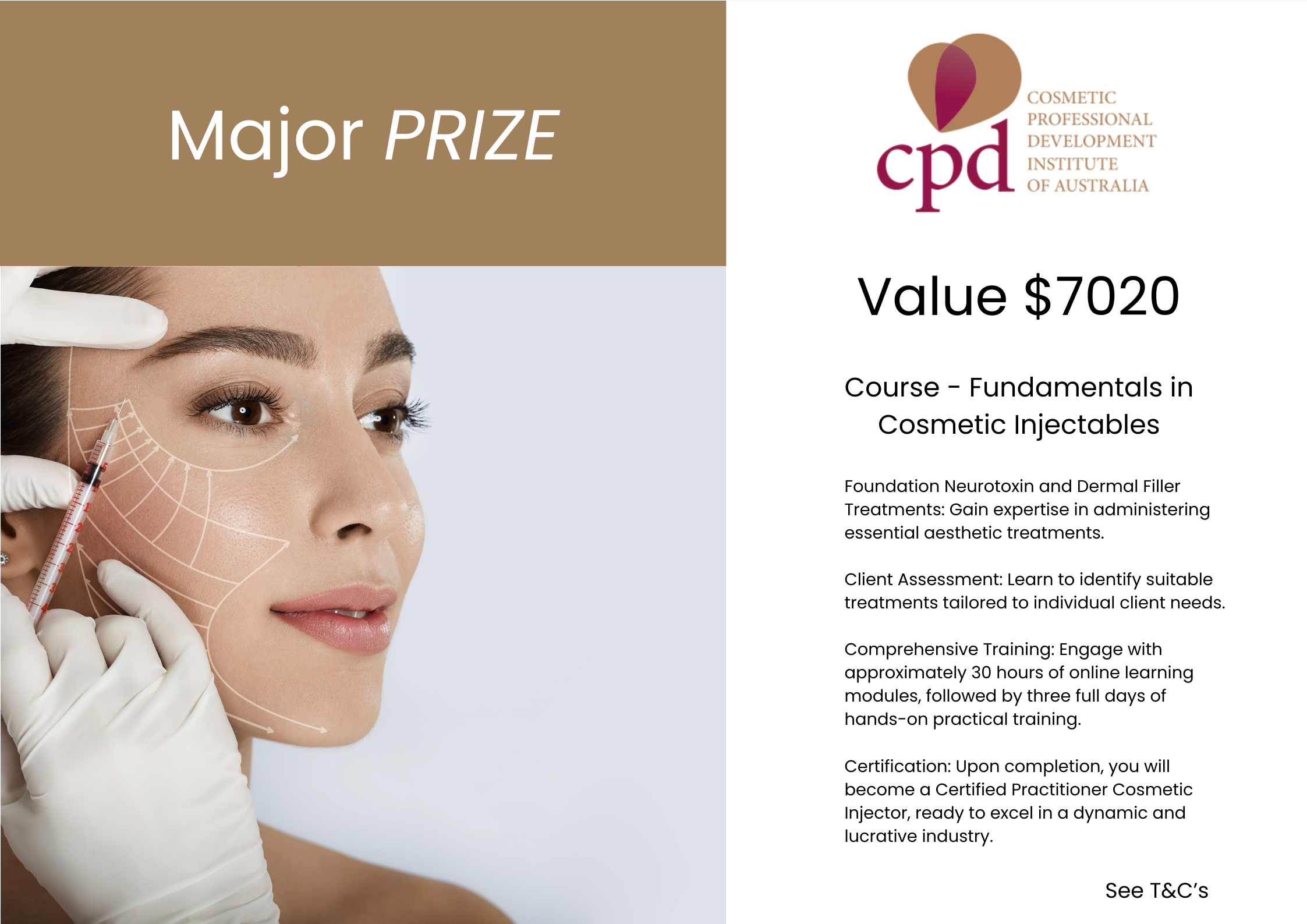 Fundamentals in Cosmetic Injectables course