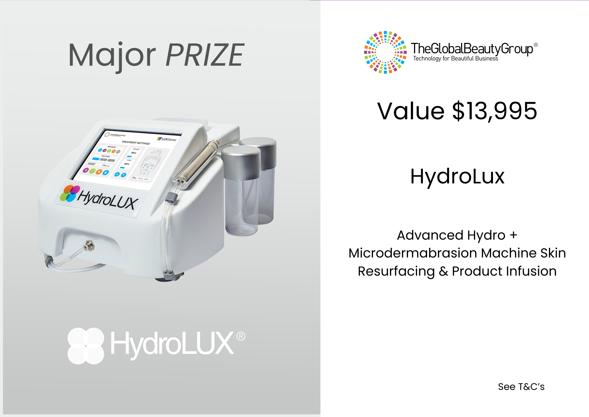 HydroLux Advanced Hydro and Microdermabrasion Machine