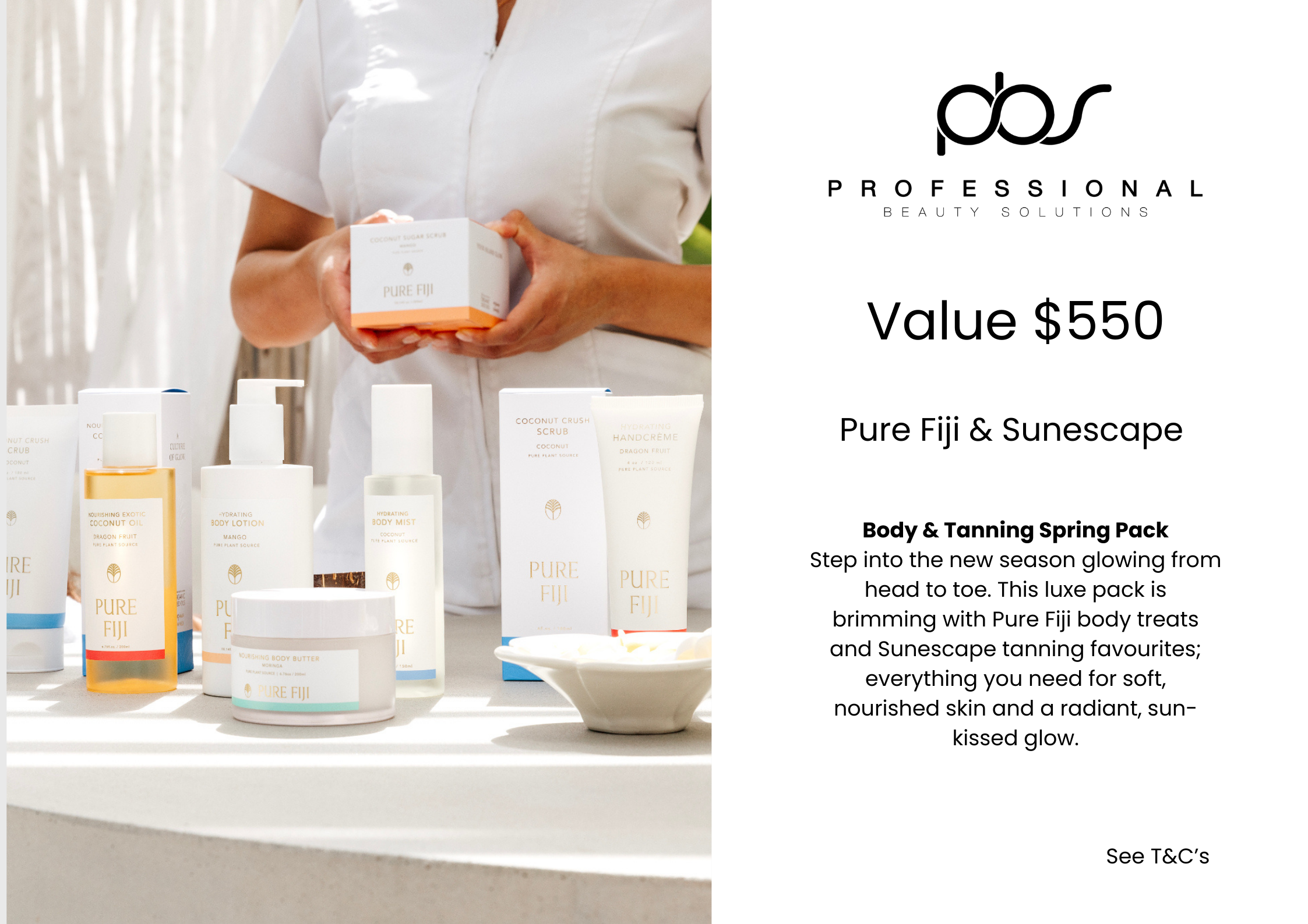 Pure Fiji and Sunescape Body and Tanning Pack